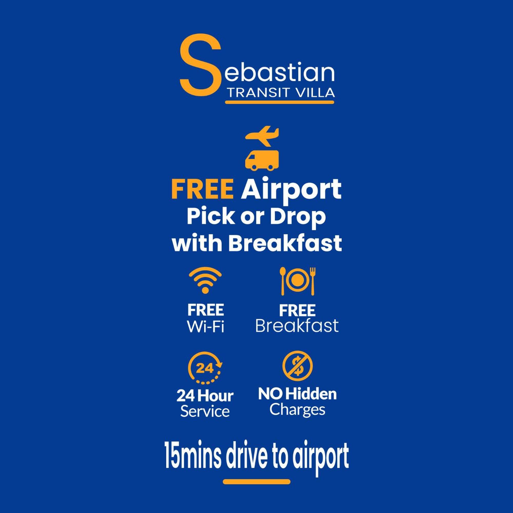 Sebastian Transit Villa With Free Shuttle Service To Airport Kotugoda Zewnętrze zdjęcie